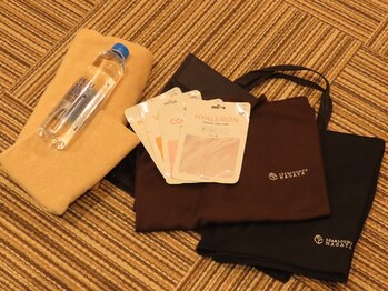 スパ アンド ラウンジ 長潟/タオルや館内着も付いています