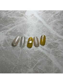 ネイルサロン エーナイン ちとせモール店/定額ネイル　春デザイン