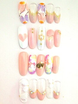 フォア ネイル(FOI NAIL)/エフェクトカラーのフレンチ