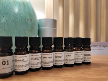 ココチスパ(KOKOCHI.spa)/天然100%アロマオイルも仲間入り