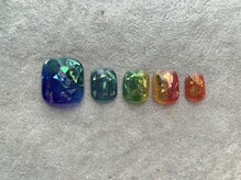 エンジェリック カラーズ(Angelic colors)/ステンドグラスネイル☆