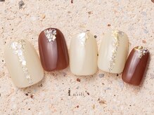 アイネイルズ 町田店(I nails)/ラメラインシェルネイル7480円
