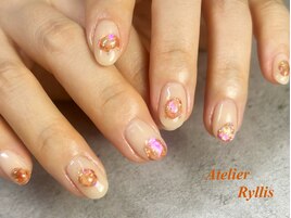 オレンジキラキラ