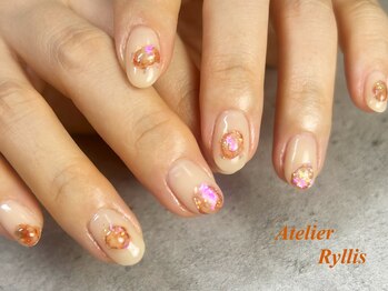 オレンジキラキラ