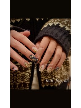 似合わせアンティークネイル