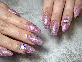 リノネイル(Lino Nail)/ジェルラメワンカラー