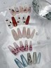 【全員】華やかロング!定額アートコース＋長さ出し10本