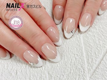ネイリックス 栄ガスビル(NAILX)/シンプル♪フレンチネイル