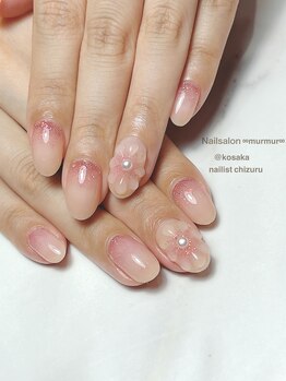プライベート ネイルサロン マーマ(murmur)/ぷっくりフラワー