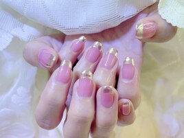 ミラーフレンチネイル