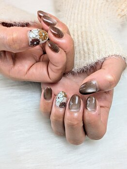 お花アートネイル