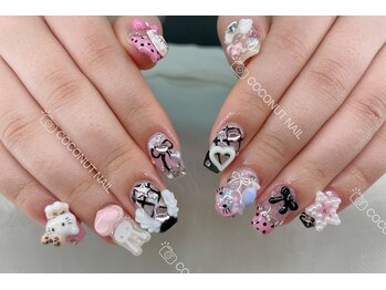 ココナッツネイル/キャラクターネイル