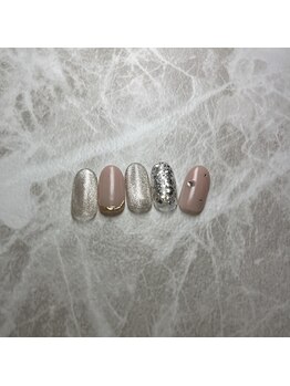 ネイルサロン エーナイン ちとせモール店/定額ネイル　春デザイン