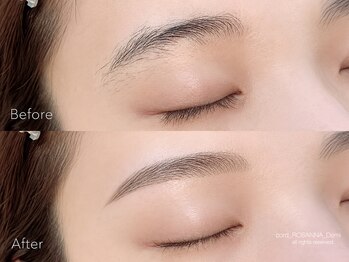 ロザンナ 新越谷 南越谷店(ROSANNA)の写真/【美眉アイブロウスタイリング(間引きあり)】眉毛のお手入れはプロにお任せ♪朝のメイク時間がラクになる!