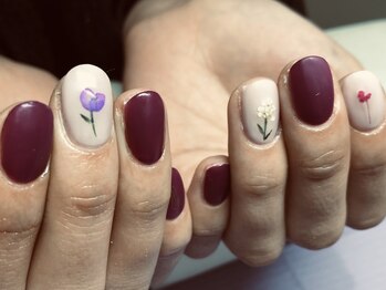 ファンシーローラ(Fancy Rola)/押し花ネイル