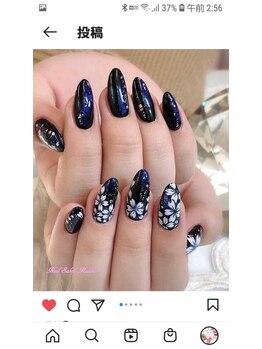 ローズ56(Rose56)/夜桜ネイル