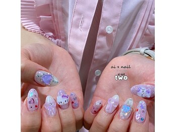 アイネイルトゥー 小倉(ai nail two)/キティちゃんネイル