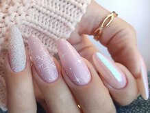 モルフォネイル(Morpho nail)/#冬ネイル#大人可愛いネイル