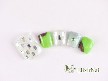 エリクサーネイル 池袋(Elixir Nail)/フット やり放題/クーポン使用