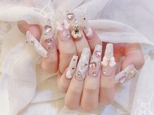 デコール 心斎橋(DECOR)/クマチェックワンホンネイル