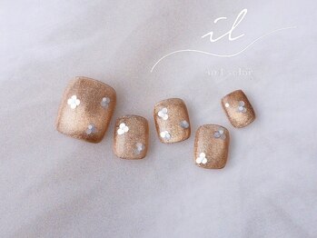 イル 神戸店/マグネット×フットネイル