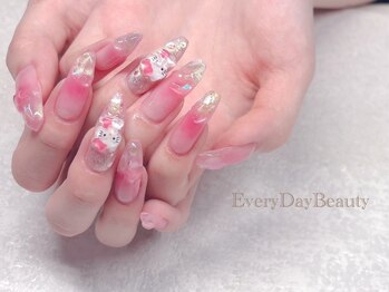 エブリデイビューティ 池袋店(EveryDay Beauty)/韓国風うるうるキティネイル