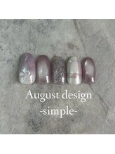 エトワールネイル 高崎筑縄町店(Etoile nail)/25年8月ハンドシンプル定額