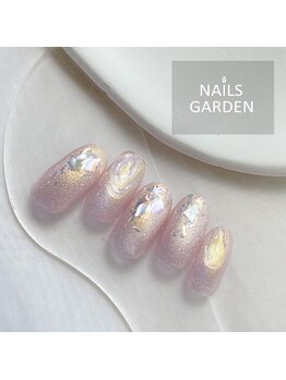ネイルズガーデン(NAILS GARDEN)/オーロラシェルネイル