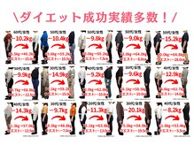 ダイエット成功実績多数♪