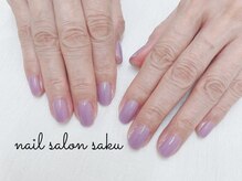 サク(saku)/ワンカラー/パープル