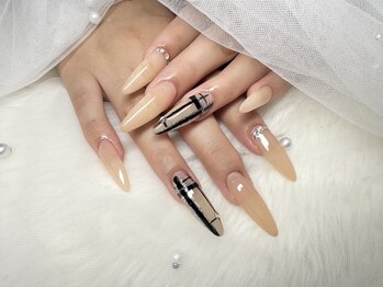 チェックネイル