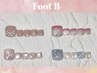 【ネイル】サンプルから選びたい方！フット定額アートB 7300円