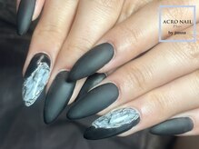 アクロネイルプラス 吉塚店(ACRO NAIL Plus)/モードなマットデザインネイル