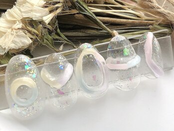 ネイルサロンアンドスクール ラフィーネ 池袋店/韓国風アート◆￥7990