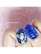 ファラウェイネイル(Faraway nail)/手描き痛ネイル☆