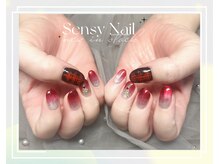 センシー ネイル スタジオ(Sensy Nail Studio)/カラー&マグネット 2重グラデ