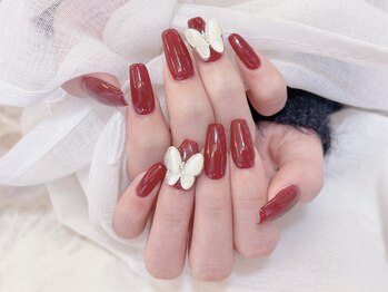 デコール 心斎橋(DECOR)/蝶パーツネイル