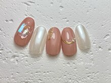 アークネイル 下北沢(urk.nail)/オーロラネイル　ミラーアート