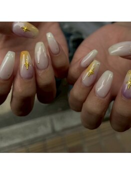 ネイルクイーン(Nail Queen)/タイダイネイル¥7900♪