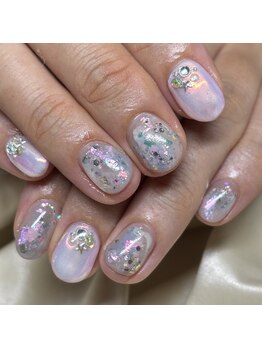 ソラール(SOLAR)/キラキラ☆ニュアンスネイル