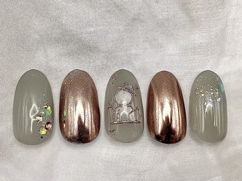 【定額】ゆきだるまネイル 大人