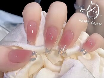More Glam Nailsalon 大宮東口店 ～韓国ネイル・ワンホンネイル・スカルプネイル～の写真/【NEW OPEN☆大宮駅東口徒歩1分】トレンド感たっぷりの派手・キラキラ・うるちゅるワンホンネイル特化店！