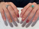 ニュアンスネイル/ホログラム