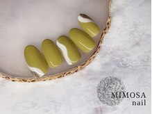 ミモザネイル(MIMOSA Nail)/ニュアンス×ミラー