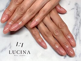 H-454ちゅるんコーラルネイル