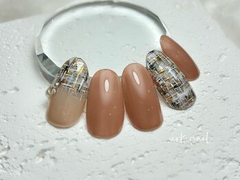 アークネイル 下北沢(urk.nail)/ツイードネイル