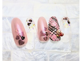 リマイン(Rymine)の写真/【口コミ投稿でソフトジェル付替オフ無料】初回はもちろん2回目以降も通いやすい！毎月のネイルをお得に♪