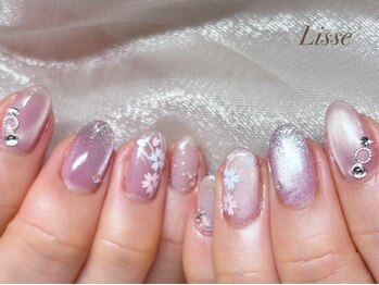 桜マグネットネイル