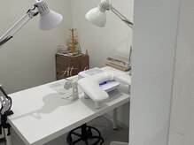 アトリエシロップネイル(Atelier Syrup nail)/半個室の施術スペース