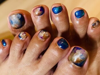 ブランシュ 藤沢(Blanche)/フットデザイン定額 青マーブル